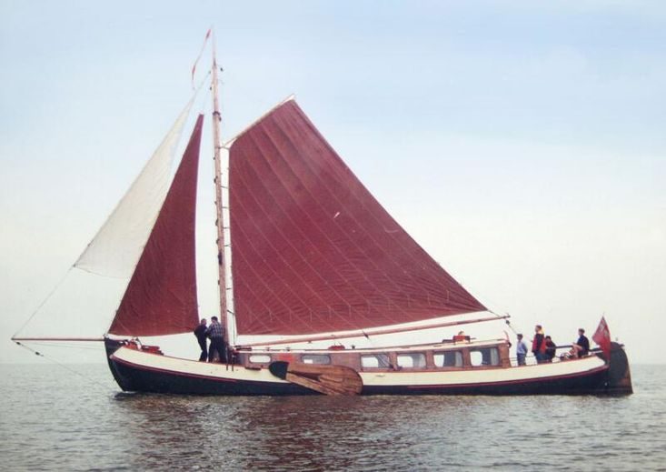 1902 Tjalk 17m Dutch Motor Sailing Barge