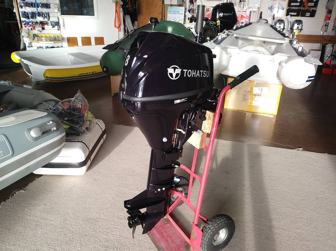 Tohatsu MFS8B L 4 stroke long shaft