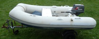 2.7m Walker Bay Rib Tender, Snipe Trailer