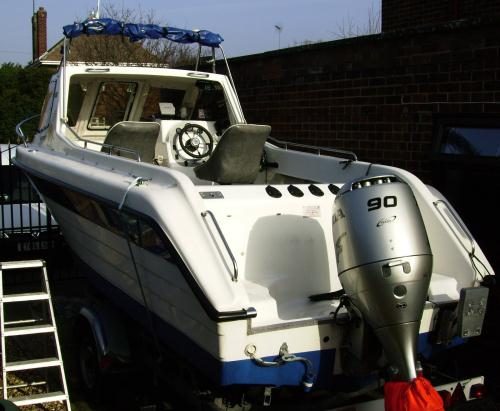 WARRIOR 175 FISHING BOAT Honda 90 VTech Engine