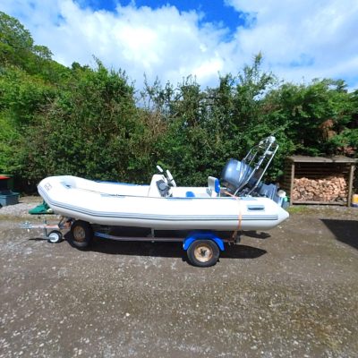 Avon Rib 4.01 c w Yamaha 50hp & Trailer