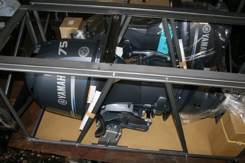 Slightly used Yamaha 75HP 4 Stroke Outboard Motor Engine