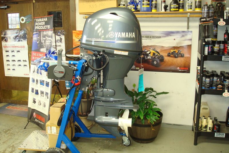 Slightly used Yamaha 70HP 4 Stroke Outboard Motor Engine