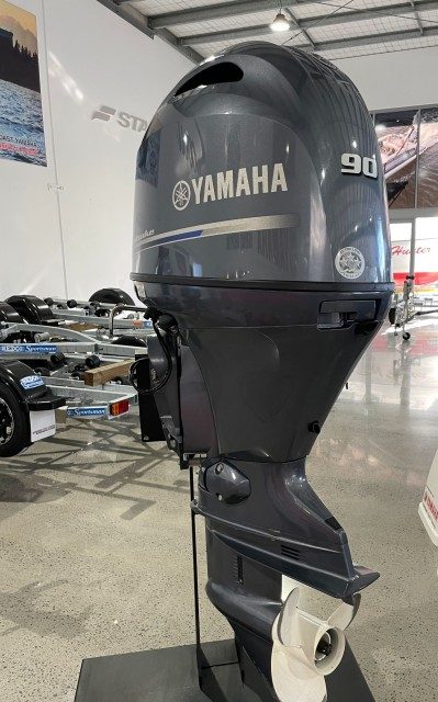 Slightly used Yamaha 90HP 4 Stroke Outboard Motor Engine