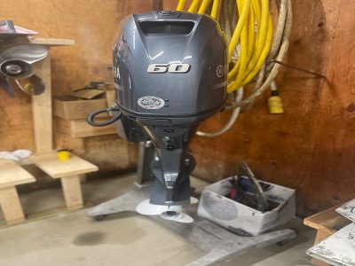 Used Yamaha 60 HP 4-Stroke Outboard Motor Engine