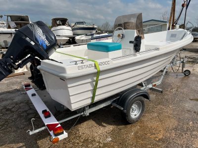 Estable 420 GRP boat, engine &amp; trailer