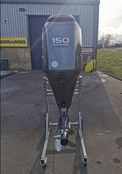 2022 USED YAMAHA 150 HP 4 STROKE OUTBOARD MOTOR ENGINE