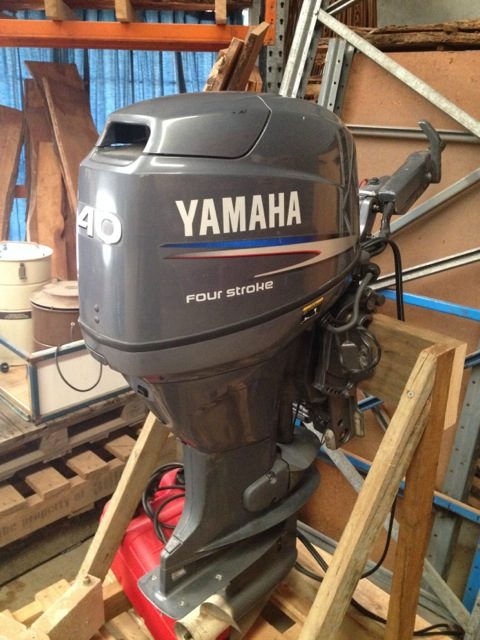 2019 USED YAMAHA 40 HP 4 STROKE OUTBOARD MOTOR ENGINE