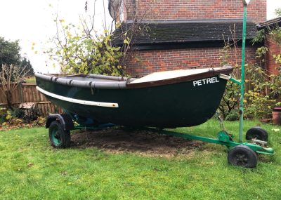 Island Plastic GRP Dinghy 10.6ft &amp; trailer