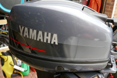 Yamaha 9.9 FMH Long Shaft Two Stroke Outboard Motor, Tiller Control