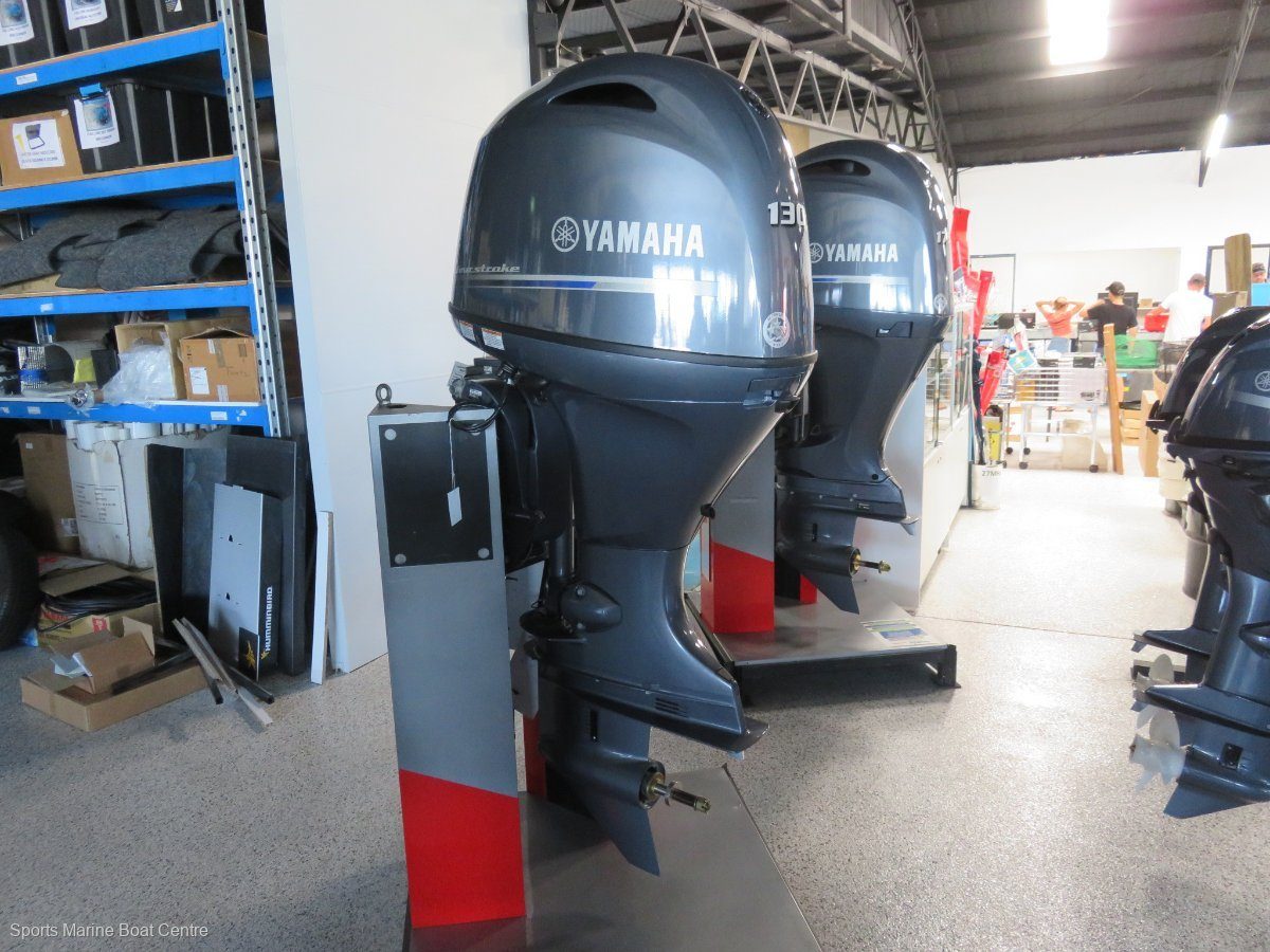 Super clean used Yamaha 130 HP 4 Stroke Outboard Motor Engine