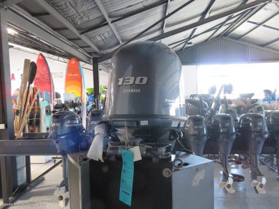 Super clean used Yamaha 130 HP 4 Stroke Outboard Motor Engine
