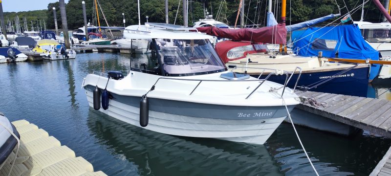 Swordfish 540 Pilothouse Suzuki DF60 + DF6 + EXT1300 Braked Trailer