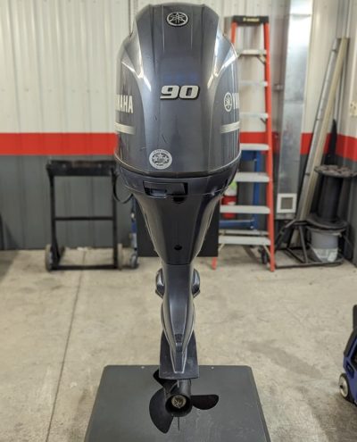 2018 Used Yamaha 90 HP Outboard Motor Engine