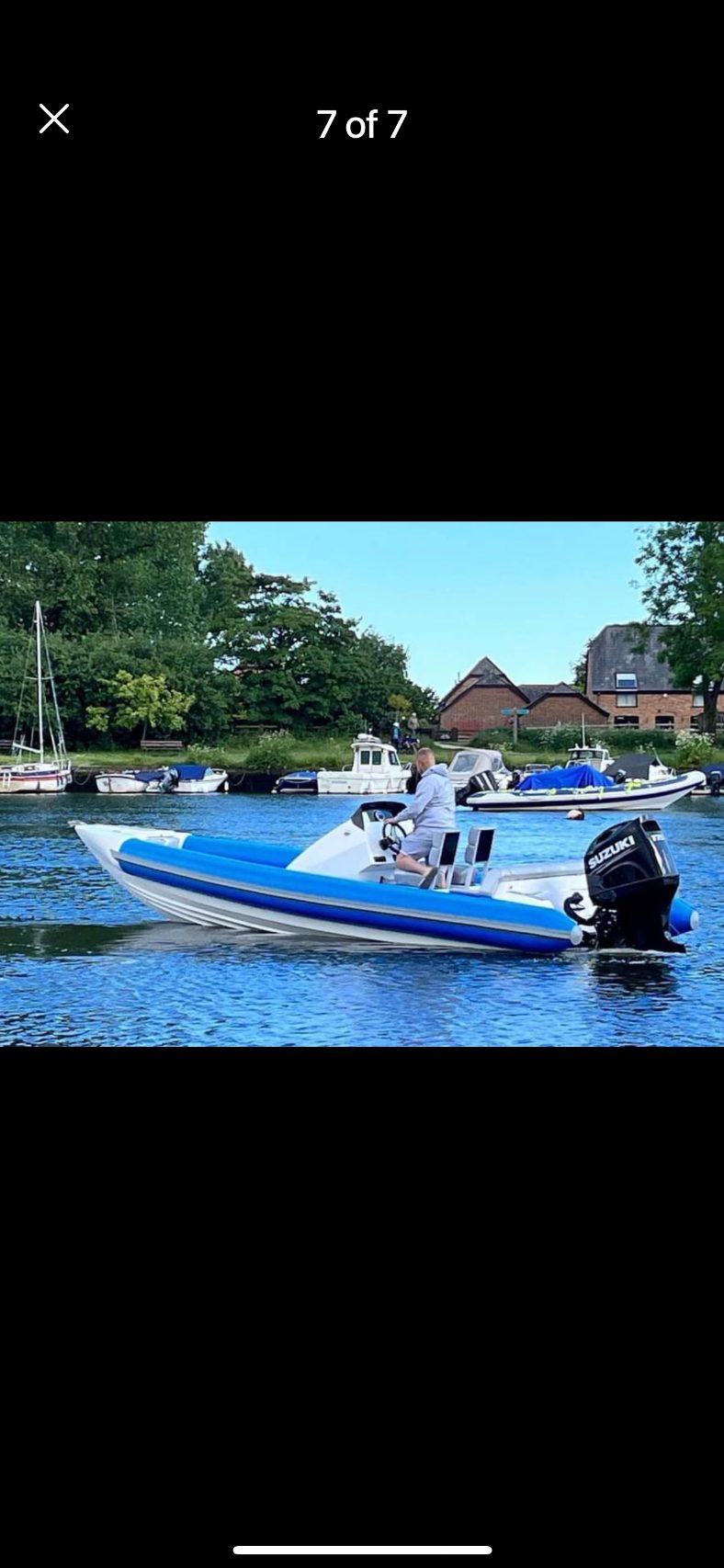 2022 URBAN 7R Hard nose 7M RIB, Suzuki DF175hp with approx 23 hrs use only