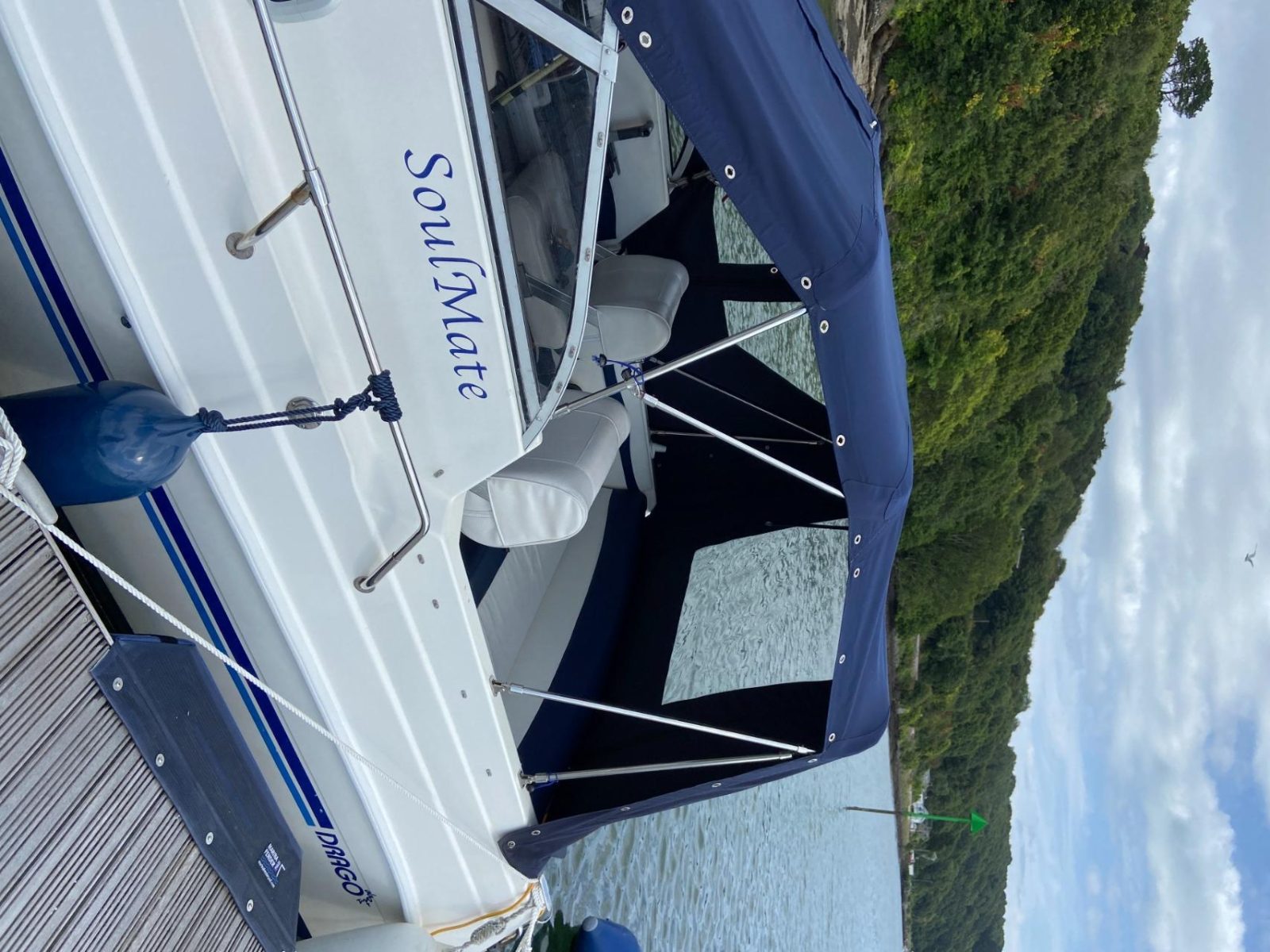 2006 DRAGO FIESTA 600 with TRAILER. CUDDY CABIN. 100hp Yamaha.
