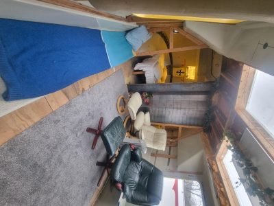Houseboat, lifeboat, Norsafe Maggie, liveaboard