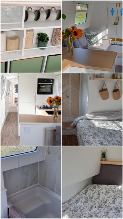 Modern comfortable off-grid narrowboat ready to go
